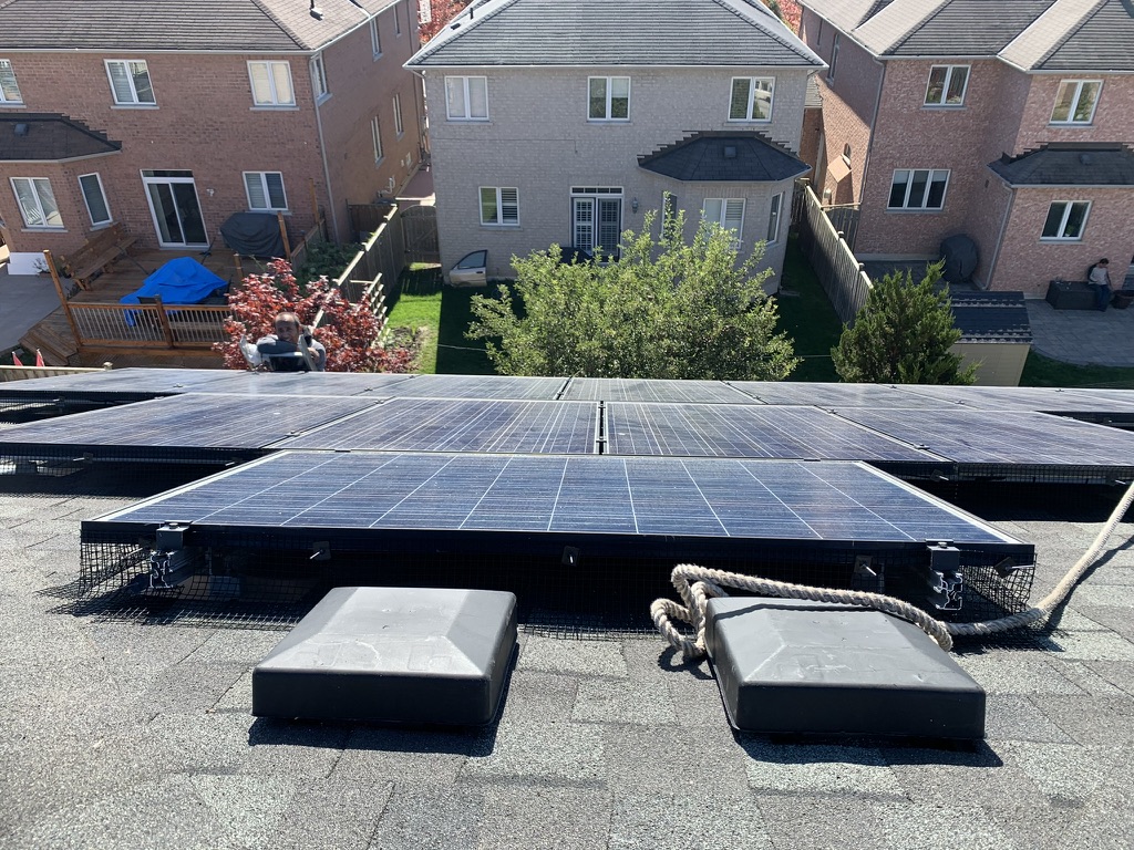 Person inspecting a ridgeline